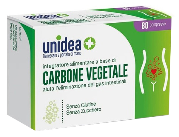 UNIDEA CARBONE VEG 80 COMPRESSE - dottorbianchi.it