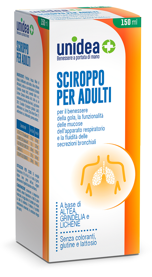 UNIDEA SCIROPPO PER ADULTI 150 ML - dottorbianchi.it