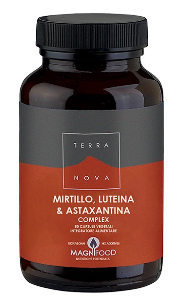 TERRANOVA MIRTILLO LUTEINA ASTAXANTINA SINERGIA PER GLI OCCHI 50 CAPSULE - dottorbianchi.it