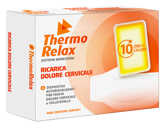 THERMORELAX RICARICA PER FASCIA DOLORE CERVICALE 6 DISPOSITIVI AUTORISCALDANTI - dottorbianchi.it