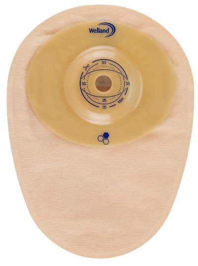 SACCA PER COLOSTOMIA WELLAND AURUM PROFILE COLO MIDI OPACA RITAGLIABILE DIAMETRO 13-48 MM INIZIO CONVESSITA' 48 MM 10 PEZZI - dottorbianchi.it