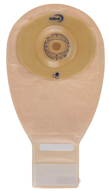SACCA PER ILEOSTOMIA OPACA RITAGLIABILE WELLAND AURUM CONVEX ILEO MIDI DIAMETRO 13-48 MM INIZIO CONVESSITA' 48 MM 10 PEZZI - dottorbianchi.it