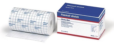 FASCIA AUTOADESIVA IPOALLERGENICA FIXOMULL STRETCH PER FISSAGGIO CATETERI M 10 X 10 CM - dottorbianchi.it