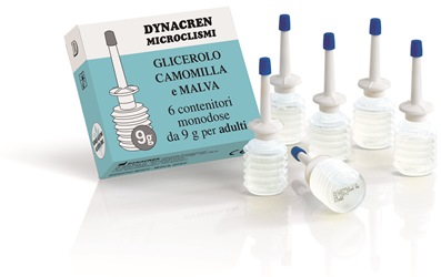DYNACREN MICROCLISMI CAMOMILLA E MALVA 6 PEZZI DA 9 G PER ADULTI - dottorbianchi.it