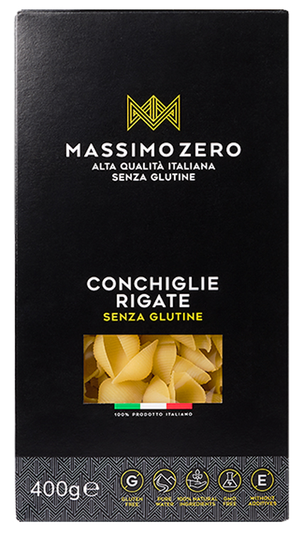 MASSIMO ZERO CONCHIGLIE RIGATE 400 G - dottorbianchi.it