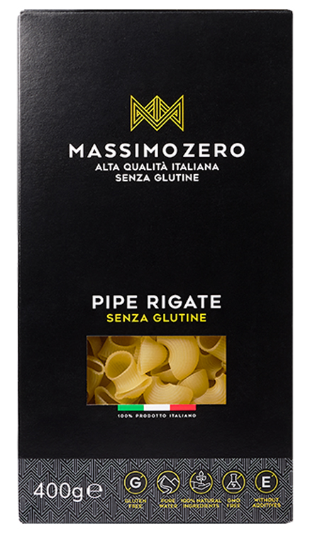 MASSIMO ZERO PIPE RIGATE 400 G - dottorbianchi.it