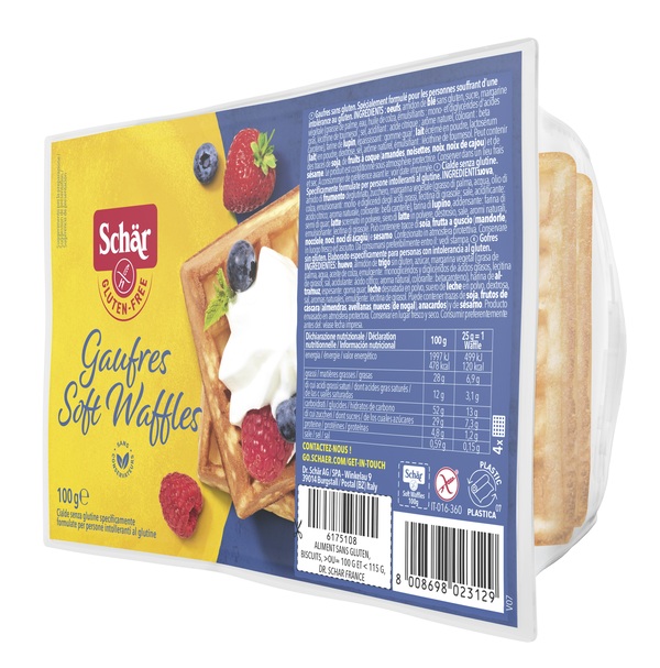 SCHAR GAUFRE SOFT WAFFLES 100 G - dottorbianchi.it