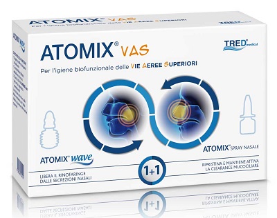 ATOMIX VAS KIT PER IGIENE FUNZIONALE DELLE VIE AEREE SUPERIORI ATOMIC WAVE + SPRAY - dottorbianchi.it