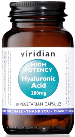 VIRIDIAN HYALURONIC ACID HIGH POTENCY 30 CAPSULE VIRIDIAN ACIDO IALURONICO ALTA CONCENTRAZIONE - dottorbianchi.it