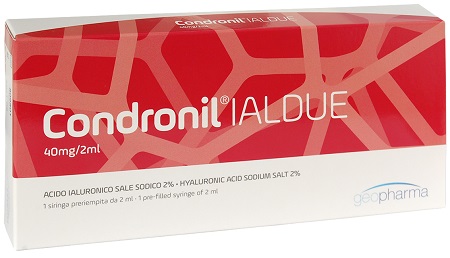 SIRINGA INTRA-ARTICOLARE CONDRONIL IALDUE PRERIEMPITA ACIDO IALURONICO SALE SODICO 40 MG 2 ML - dottorbianchi.it