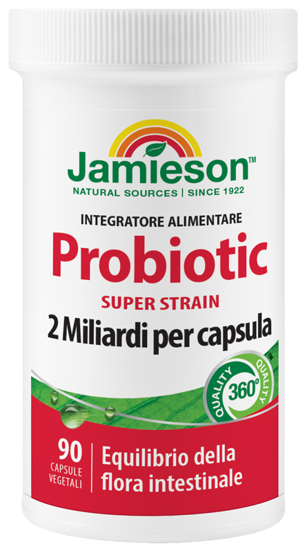 JAMIESON PROBIOTIC SUPER STRAIN 90 CAPSULE VEGETALI - dottorbianchi.it