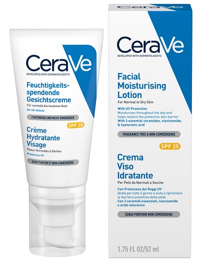 CERAVE CREMA VISO IDRATANTE SPF25 52 ML - dottorbianchi.it