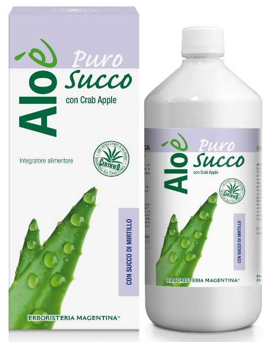 ALOE' ALOE VERA BIO + MIRTILLO 1 LITRO - dottorbianchi.it