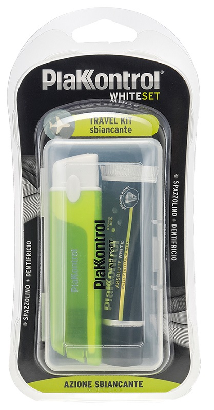 PLAKKONTROL WHITE SET TRAVEL KIT - dottorbianchi.it