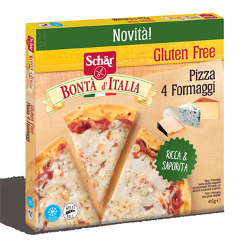 SCHAR SURG PIZZA 4 FORMAGGI 415 G 1 PEZZO - dottorbianchi.it