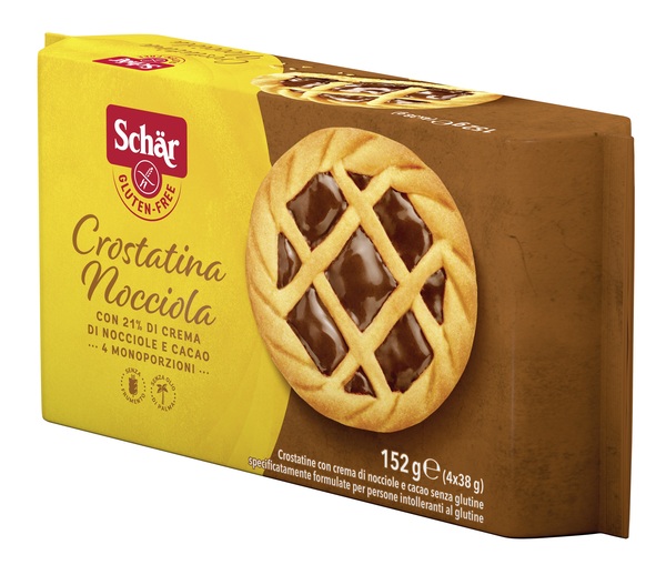 SCHAR CROSTATINA NOCCIOLA 4 MONOPORZIONI DA 38 G - dottorbianchi.it