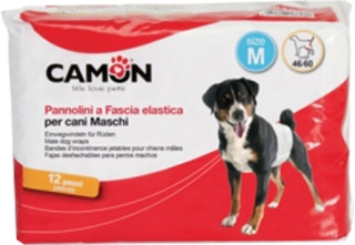 PANNOLINI A FASCIA CANI MASCHI MISURA 2 12 PEZZI - dottorbianchi.it