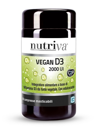 NUTRIVA VEGAN D3 60 COMPRESSE 2000 UI - dottorbianchi.it