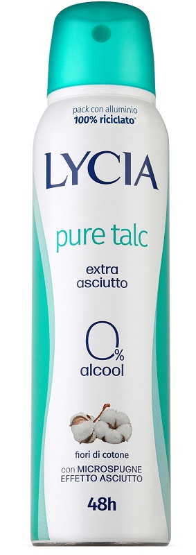 LYCIA SPRAY PURE TALC 150 ML - dottorbianchi.it