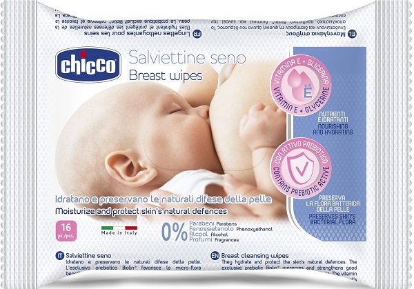 CHICCO SALVIETTE DETERGENTI PER IL SENO 16 PEZZI - dottorbianchi.it