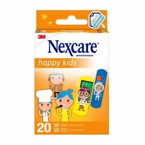 CEROTTI NEXCARE KIDS PLASTERS PROFESSIONS 20 PEZZI ASSORTITI - dottorbianchi.it