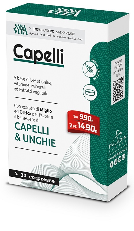 SANAVITA CAPELLI 30 COMPRESSE - dottorbianchi.it