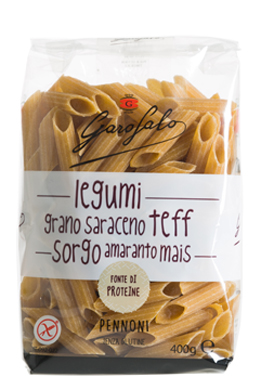GAROFALO PENNONI PASTA SENZA GLUTINE LEGUMI E CEREALI 400 G - dottorbianchi.it