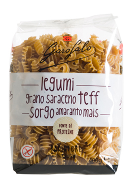 GAROFALO RADIATORI PASTA SENZA GLUTINE LEGUMI E CEREALI 400 G - dottorbianchi.it