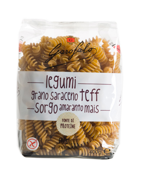 GAROFALO FUSILLI PASTA SENZA GLUTINE LEGUMI E CEREALI 400 G - dottorbianchi.it