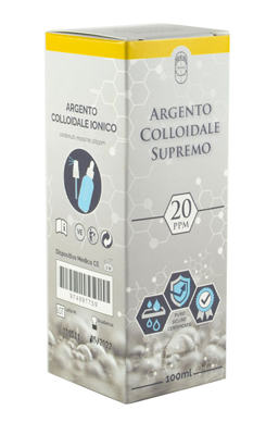 ARGENTO COLLOIDALE SUPREMO 20PPM 100 ML SPRAY + CONTAGOCCE - dottorbianchi.it