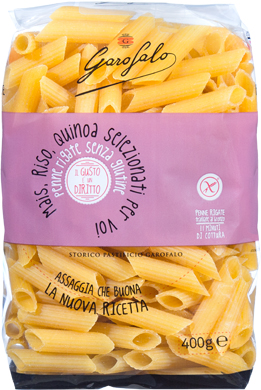 GAROFALO PENNE RIGATE SENZA GLUTINE 400 G - dottorbianchi.it