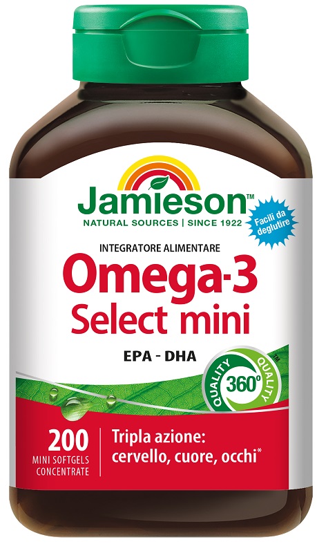 JAMIESON OMEGA 3 SELECT MINI 200 PERLE - dottorbianchi.it