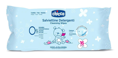 CHICCO COSMESI SALVIETTINE 16 PEZZI - dottorbianchi.it