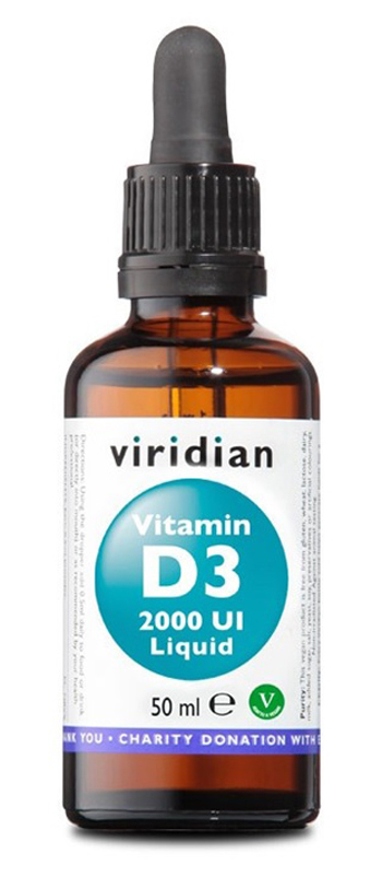 VIRIDIAN VITAMIN D3 2000UI LIQUID 50 ML - dottorbianchi.it