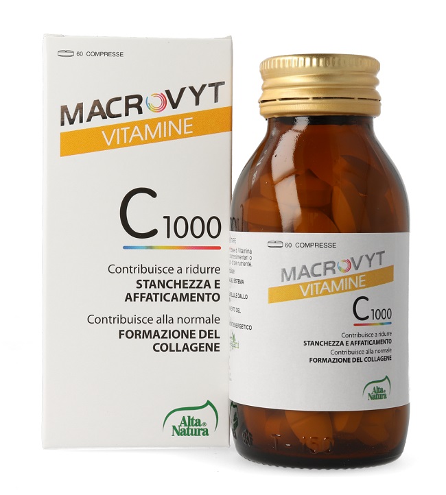 MACROVYT VITAMINA C 1000 FAST & SLOW 30 COMPRESSE - dottorbianchi.it