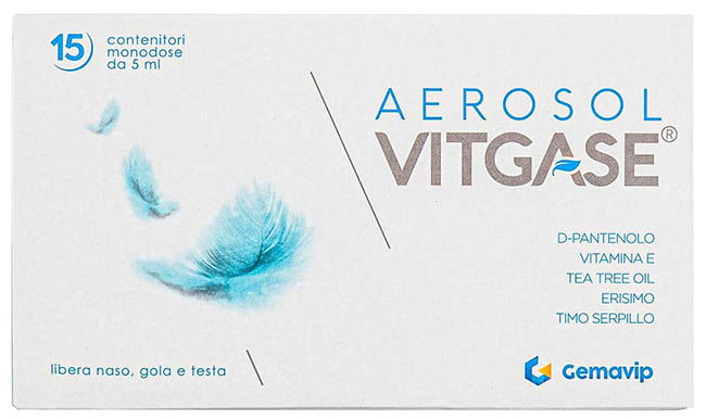 VITGASE AEROSOL 15 FLACONCINI 5 ML - dottorbianchi.it