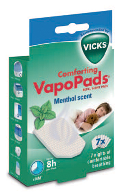 VICKS VAPOPADS MENTHOL SCENT 7 PEZZI - dottorbianchi.it