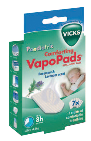 VICKS VAPOPADS ROSEMARY & LAVENDER SCENTE 7 PEZZI - dottorbianchi.it