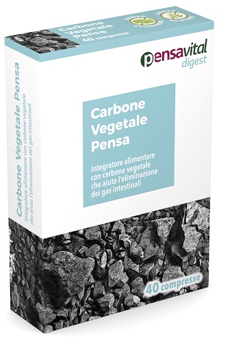 CARBONE VEGETALE PENSA 40 COMPRESSE - dottorbianchi.it