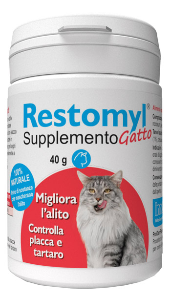 RESTOMYL SUPPLEMENTO GATTO FLACONCINO 40 G - dottorbianchi.it