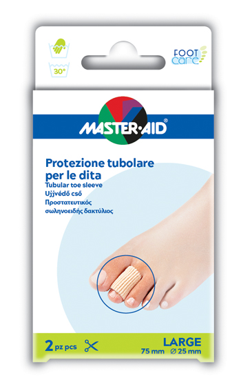 TUBO IN GEL MASTER-AID ELASTICIZZATO L 7,5 CM 2 PEZZI - dottorbianchi.it