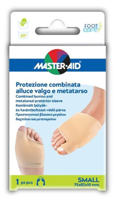 PROTEZIONE MASTER-AID PER ALLUCE VALGO E METATARSO S 1 PEZZO - dottorbianchi.it