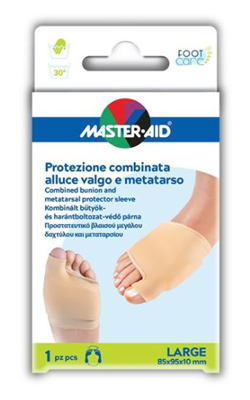 PROTEZIONE MASTER-AID PER ALLUCE VALGO E METATARSO L 1 PEZZO - dottorbianchi.it