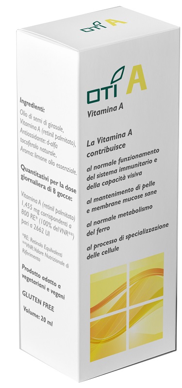 OTI A VITAMINA A GOCCE 20 ML - dottorbianchi.it