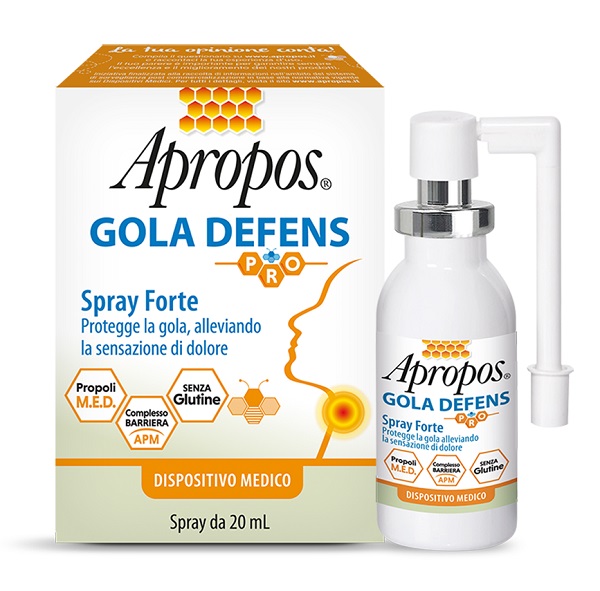 APROPOS GOLA DEFENS PRO SPRAY FORTE 20 ML - dottorbianchi.it