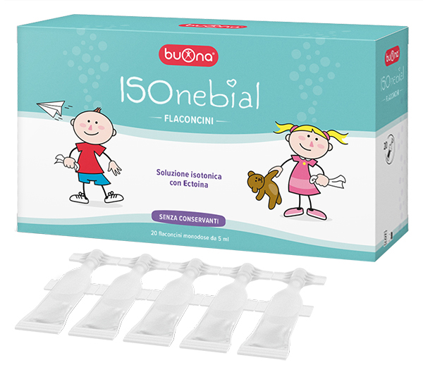 ISONEBIAL FLACONCINI SOLUZIONE ISOTONICA 0,9% CON AGGIUNTA DI ECTOINA 20X5 ML - dottorbianchi.it