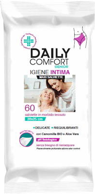 DAILY COMFORT SENIOR PANNI DETERGENTI IGIENE INTIMA 60 PEZZI - dottorbianchi.it