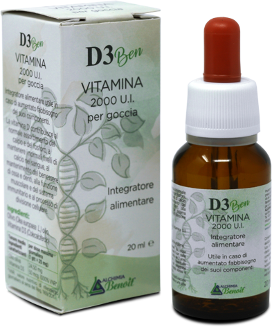 D3 BEN VITAMINA 20 ML - dottorbianchi.it