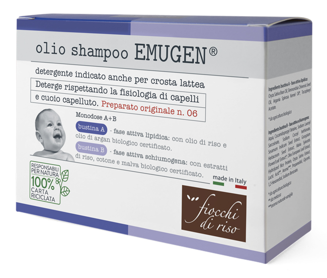 FIOCCHI DI RISO EMUGEN OLIO SHAMPOO ULTRADELICATO 45 ML - dottorbianchi.it