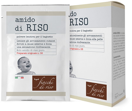 FIOCCHI DI RISO AMIDO DI RISO POLVERE LENITIVO 100 G - dottorbianchi.it
